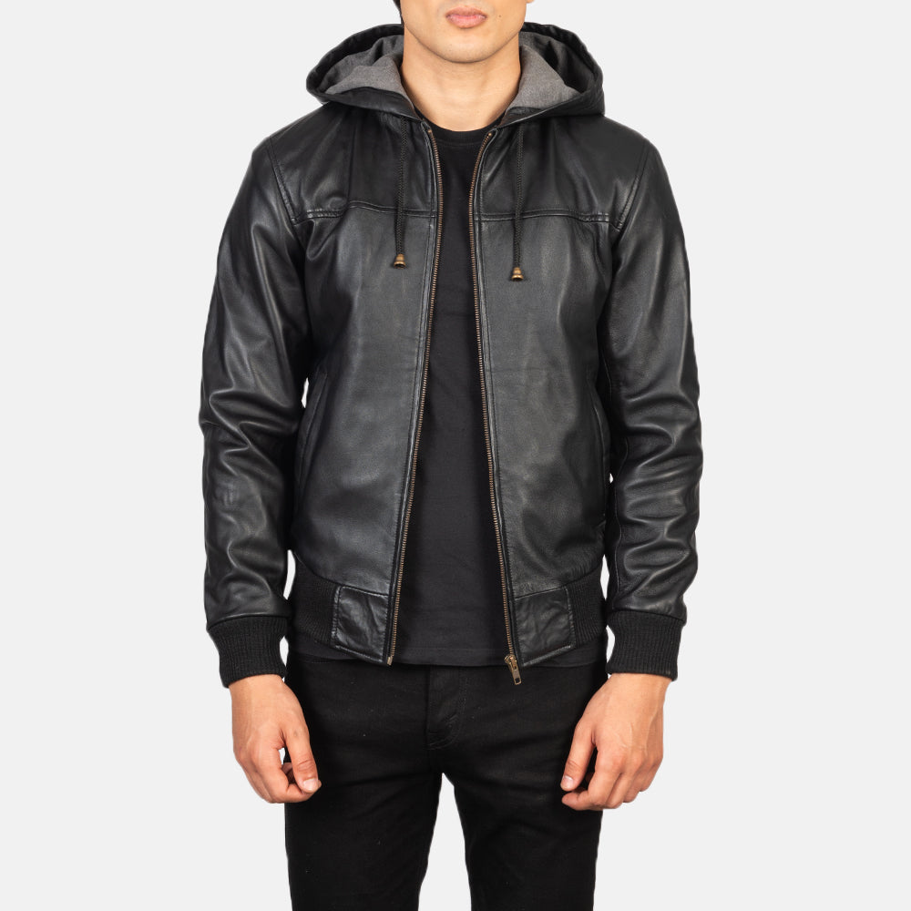 Men's Hooded Leather Jackets | Functional & Stylish | The Jacket