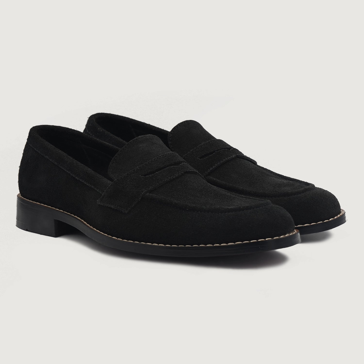 Black suede loafers new arrivals