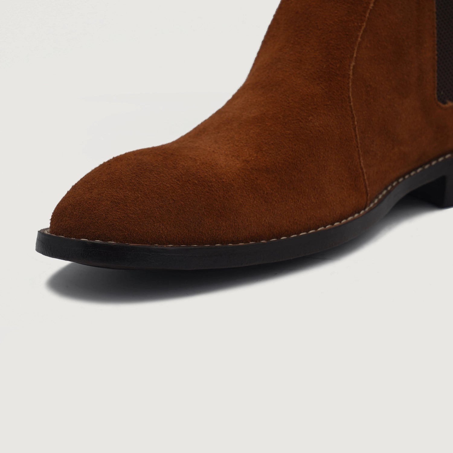Men s Clarkson Chelsea Brown Suede Leather Boots The Jacket Maker